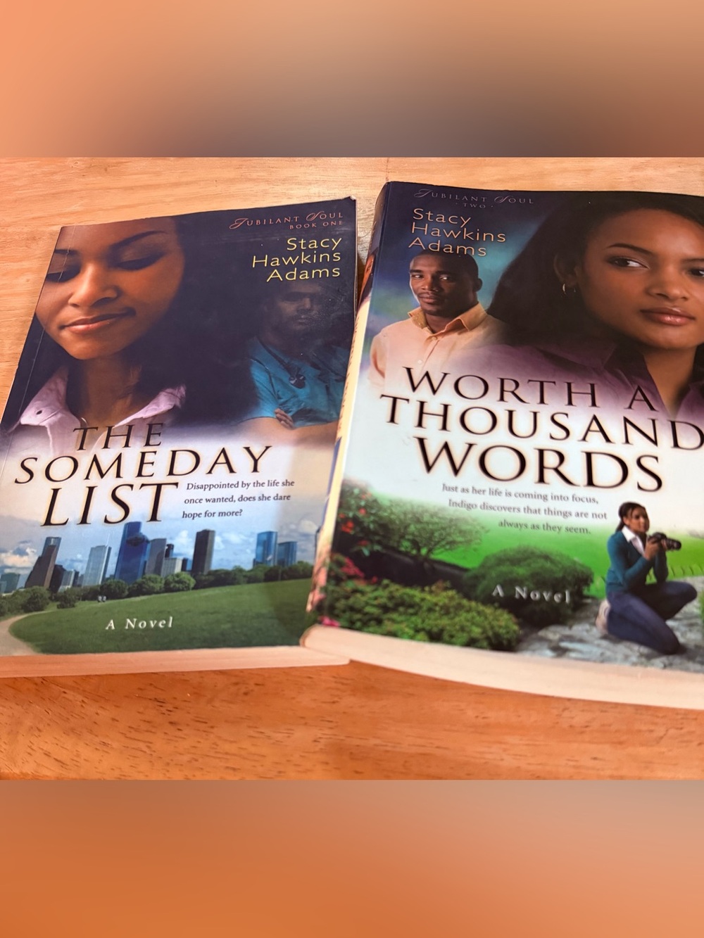 Stacy Hawkins Adams Paperback Duo - Blue & Green Cover Set